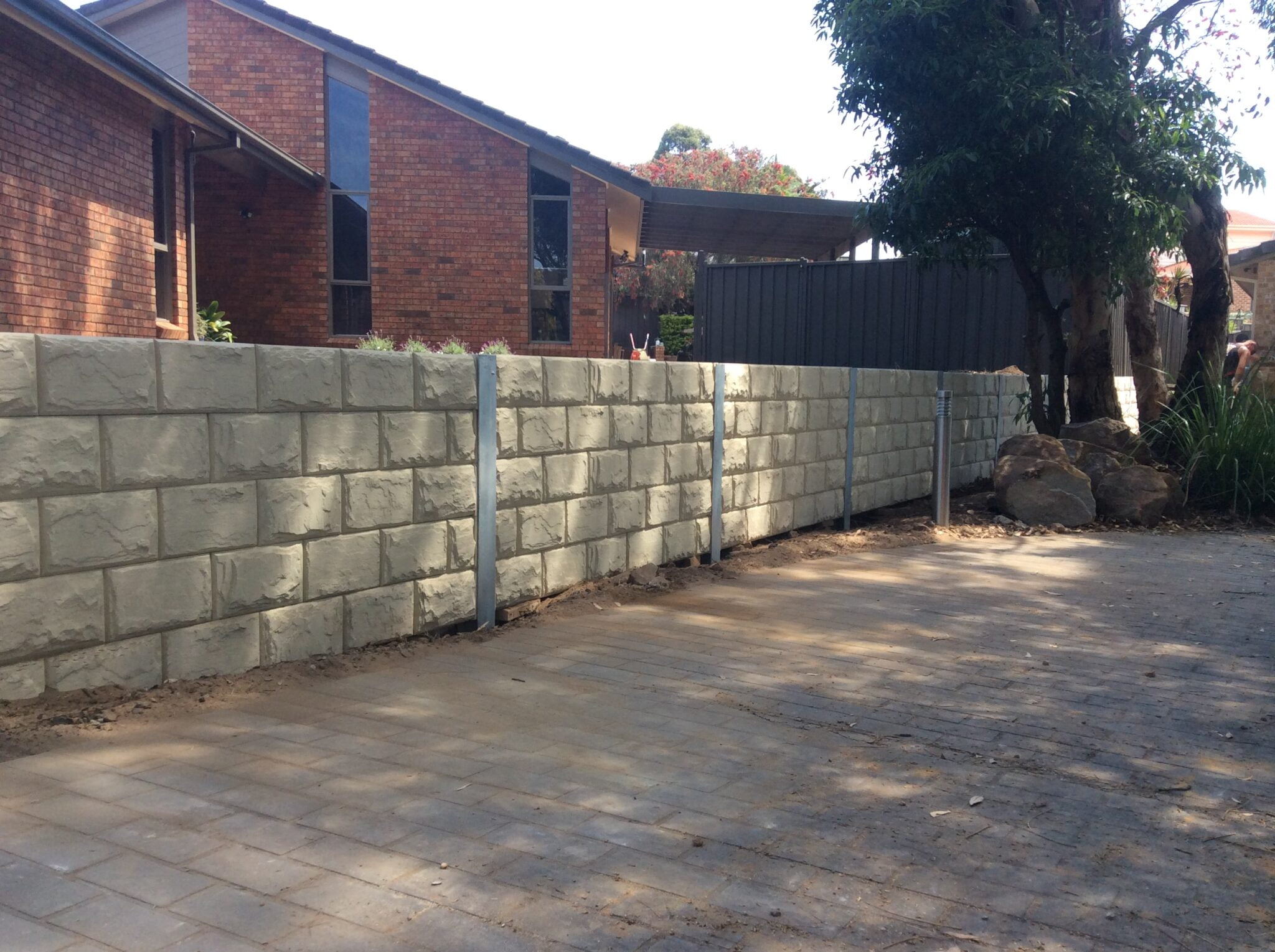 Retaining Walls Knockout Fencing